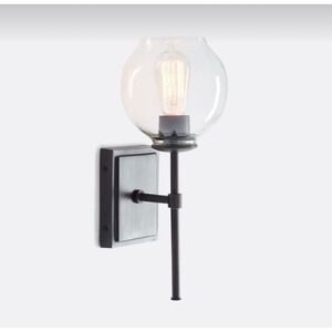 POTTERY BARN Milo Organic‎ Glass Sconce. Brand New (1)